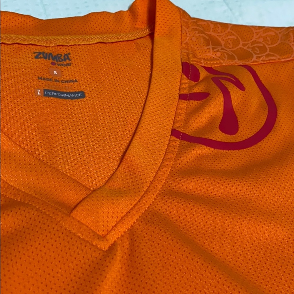 Men’s Orange Zumba Shirt